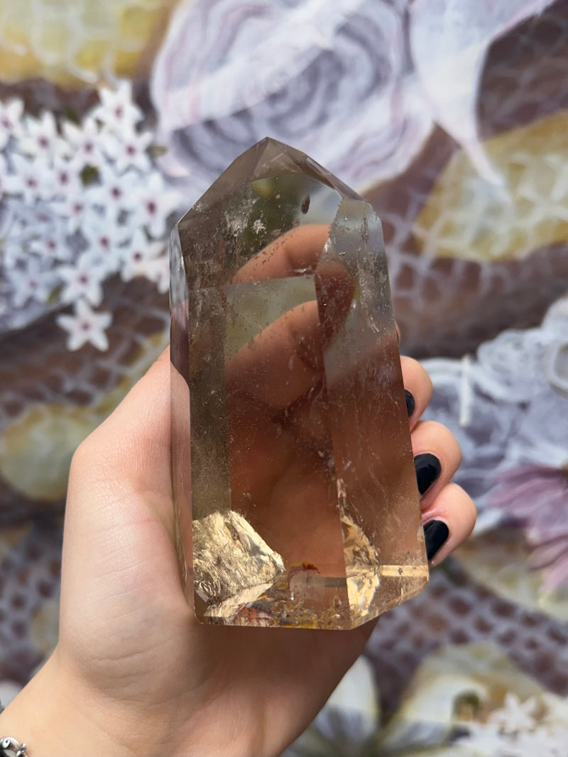 Smoky Quartz Crystal Tower