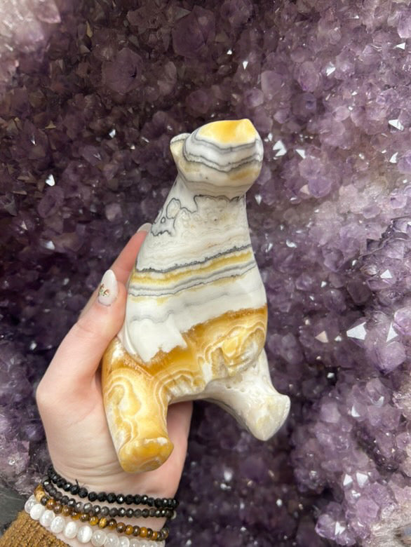 Zebra Calcite Bear