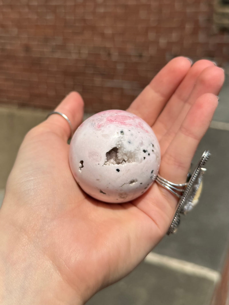 Rhodonite Sphere