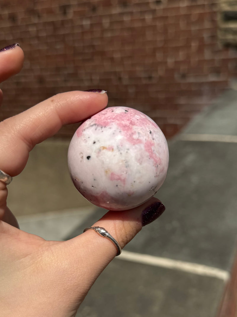 Rhodonite Sphere