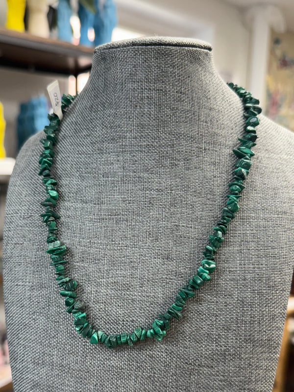 Malachite Chip Necklace