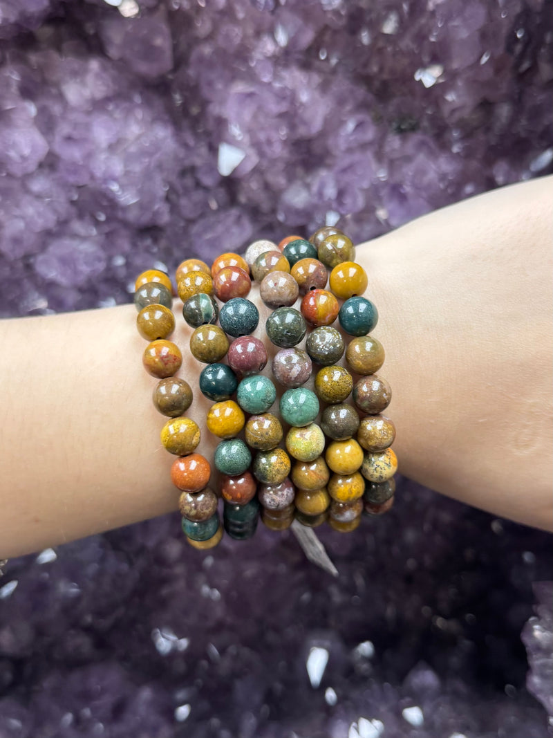 Ocean Jasper Bracelet - 8mm