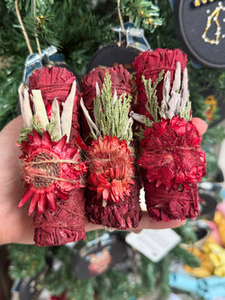 Jolly Holiday Dragon's Blood Sage Smoke Cleansing Bundle