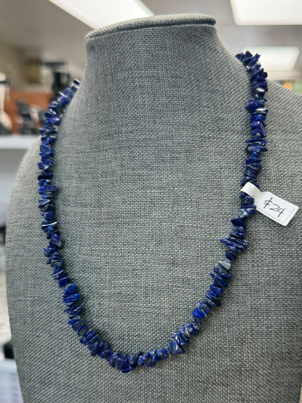 Lapis Lazuli Chip Necklace