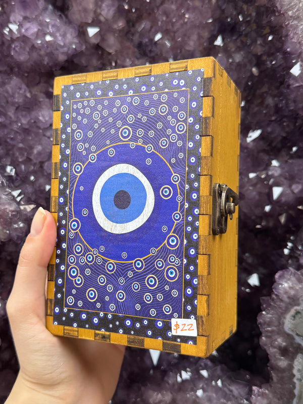 Evil Eye Tarot Card Box