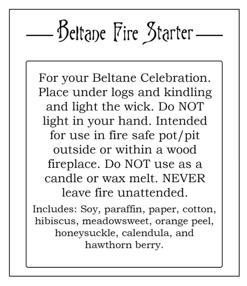 Beltane Fire Starter - Tinkers Co.
