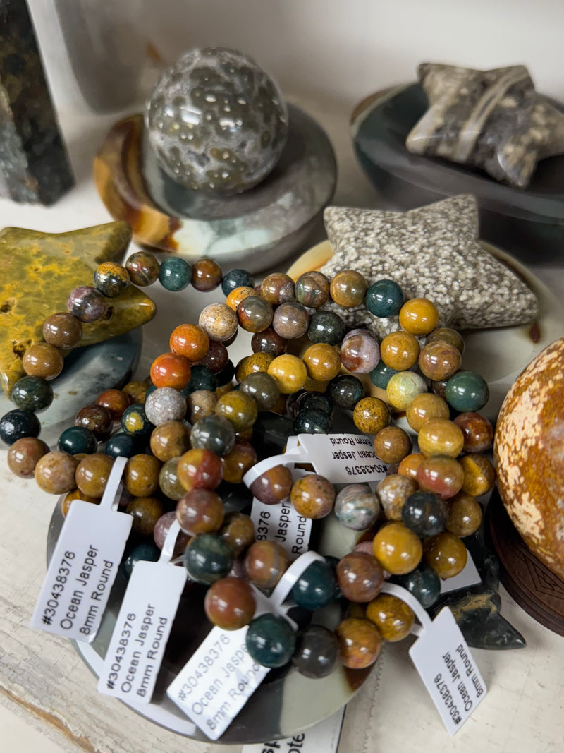 Ocean Jasper Bracelet - 8mm