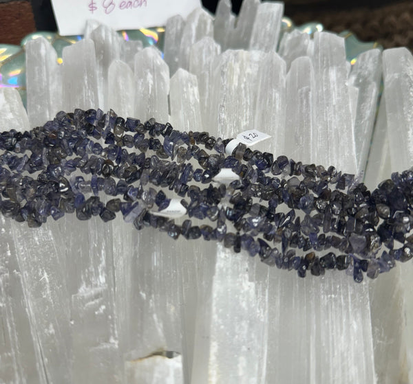 Iolite Chip Necklace