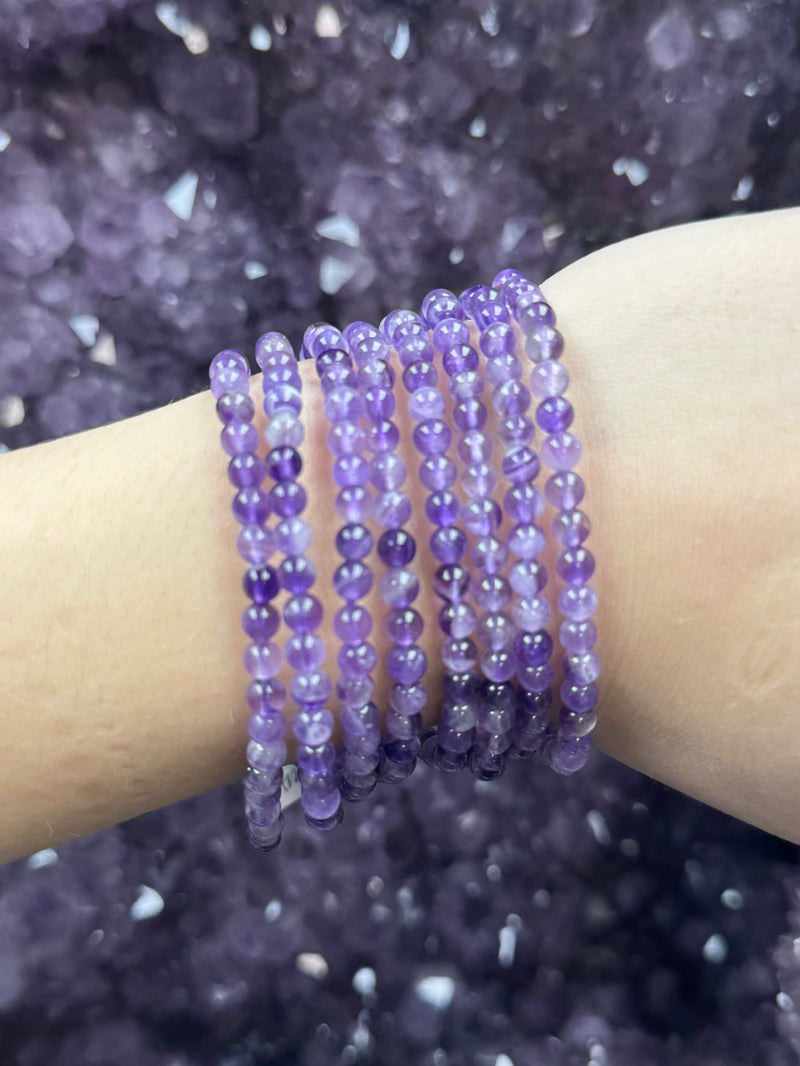 Amethyst Bracelet - 4mm