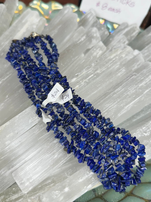 Lapis Lazuli Chip Necklace