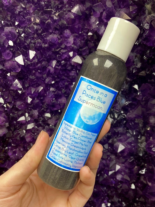 Soulshine and Moonbeams Once in a Pisces Blue Supermoon Florida Water 4 oz.