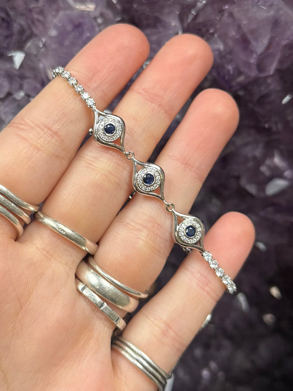 Evil Eye Lariat Bracelet