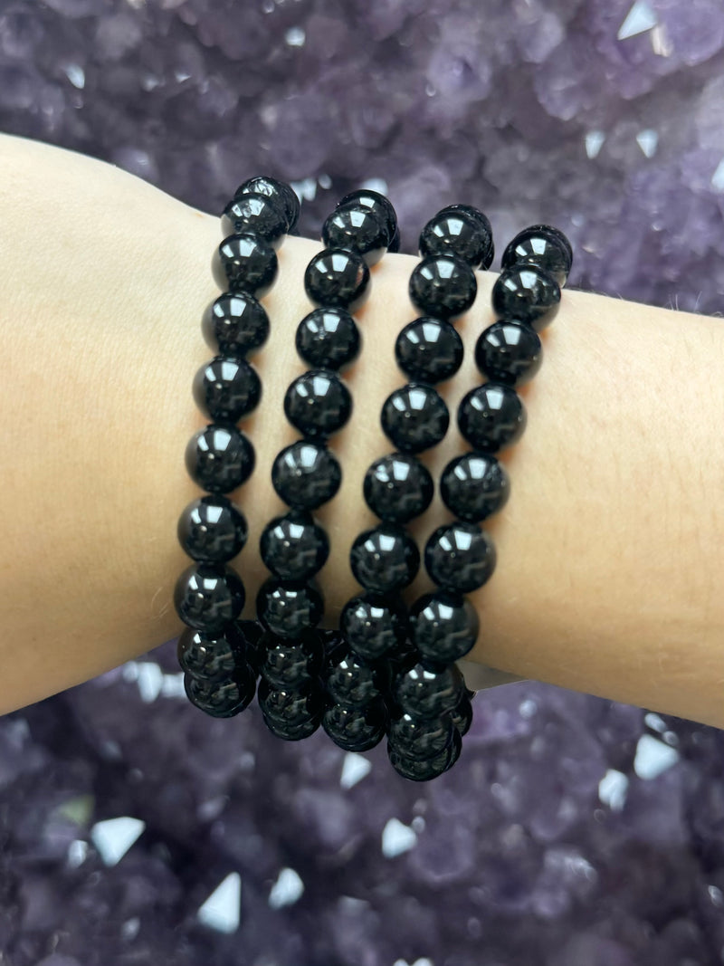 Black Tourmaline Bracelet - 8mm