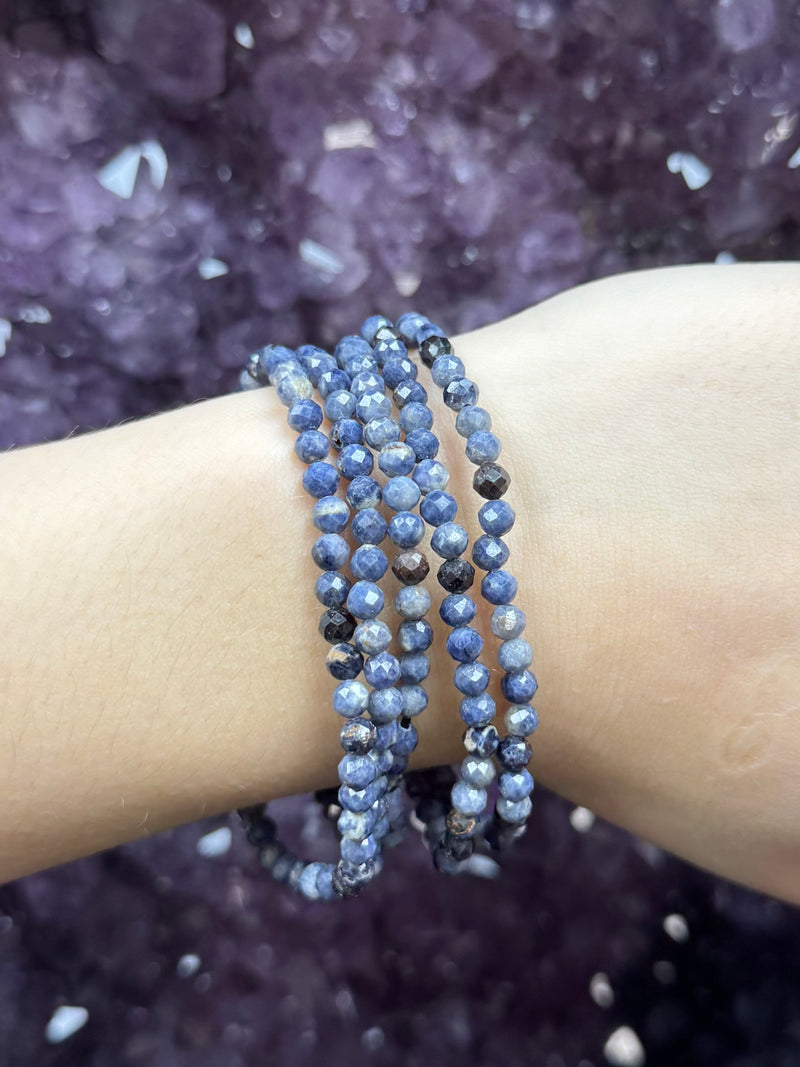 Faceted Sapphire Bracelet - 4mm