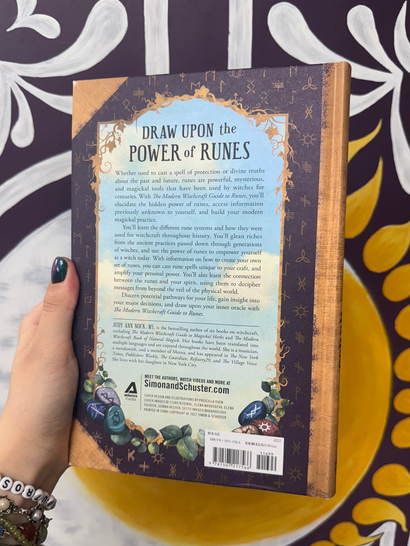 Modern Witchcraft Guide to Runes by Judy Ann Nock