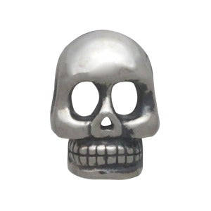 Sterling Silver Skull Post Earring