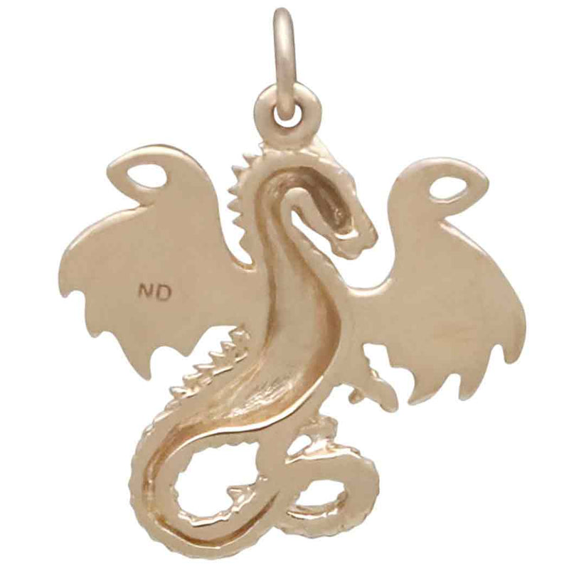 Bronze Fairy Tale Dragon Charm