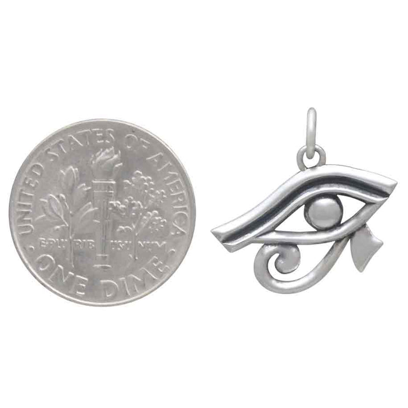 Sterling Silver Eye of Horus Pendant