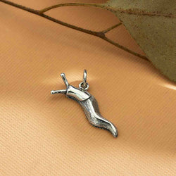 Sterling Silver Banana Slug Charm