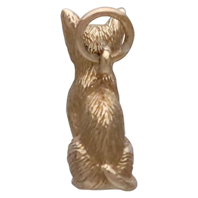 Bronze 3D Cat Pendant