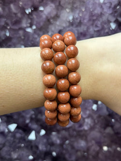 Goldstone Bracelet - 10mm