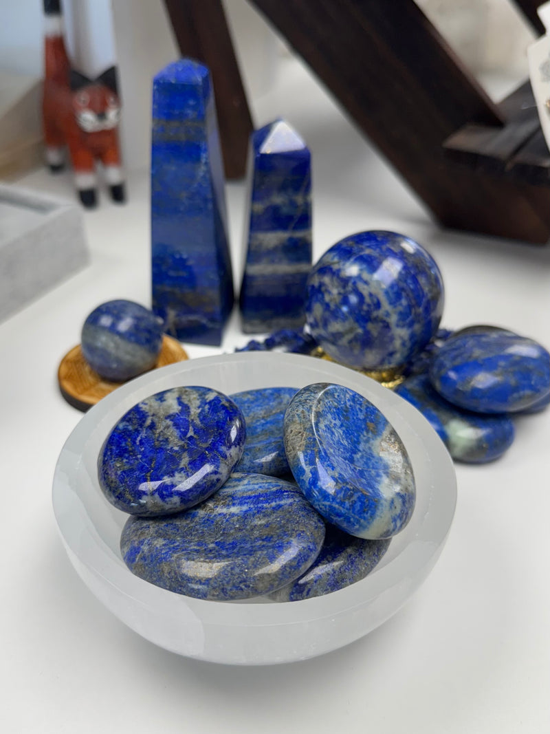 Lapis Lazuli Worry Stone