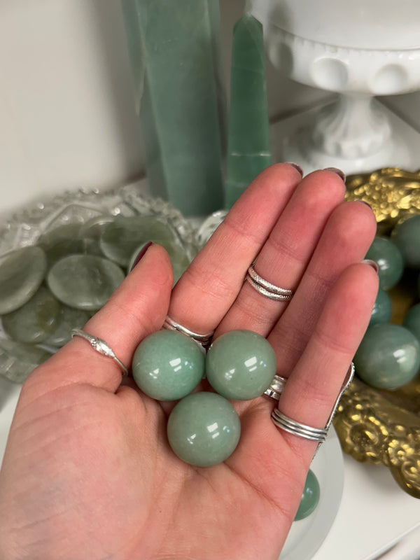 Green Aventurine 3/4” Mini Sphere