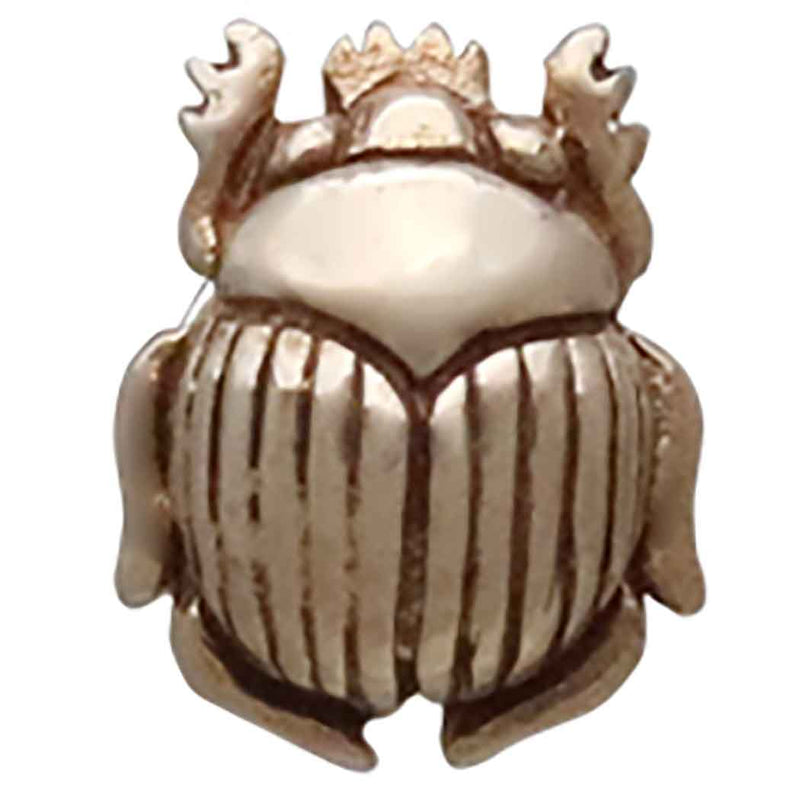 Bronze Scarab Post Earrings