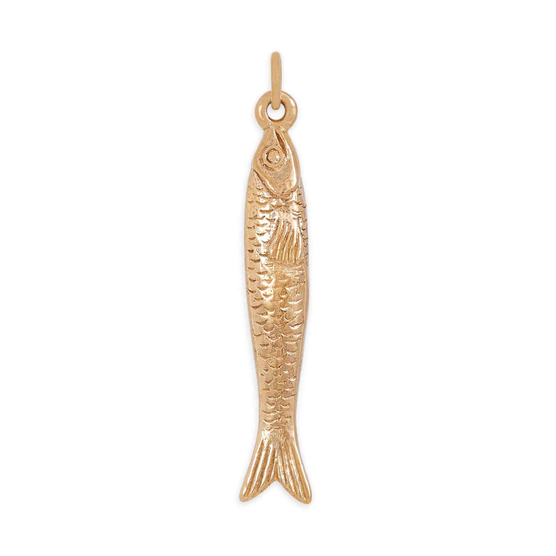 Bronze Sardine Pendant