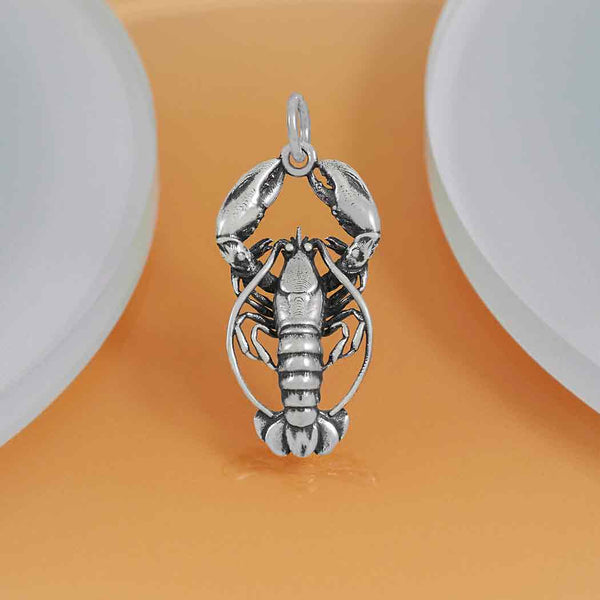 Sterling Silver Lobster Charm
