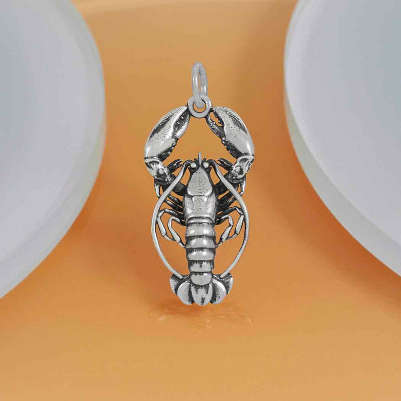 Sterling Silver Lobster Charm