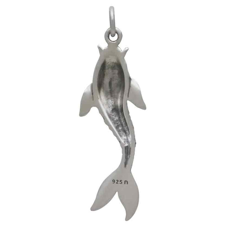Sterling Silver Single Koi Fish Charm