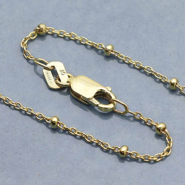 14K Gold Filled Satellite Chain 16”