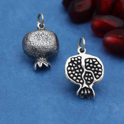 Sterling Silver Pomegranate Charm
