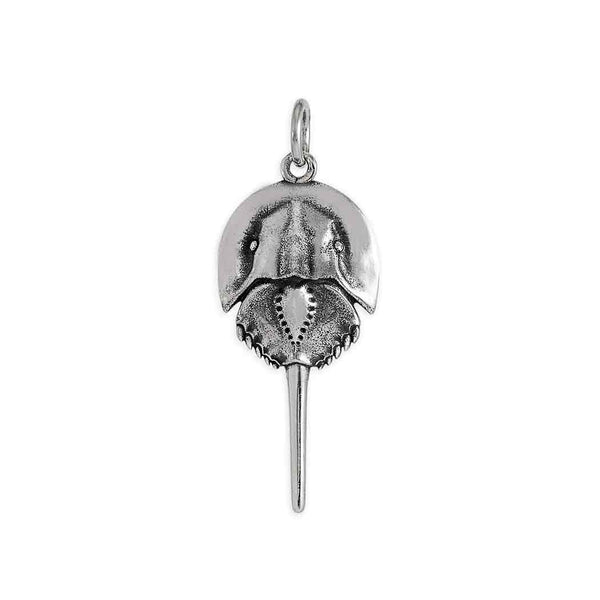Sterling Silver Horseshoe Crab Charm