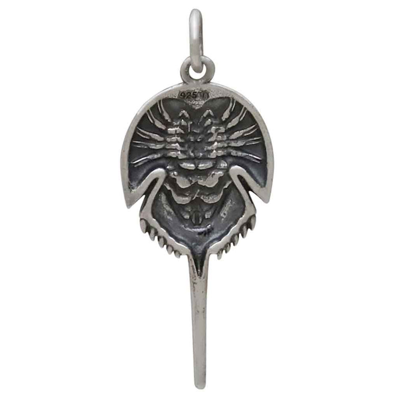 Sterling Silver Horseshoe Crab Charm