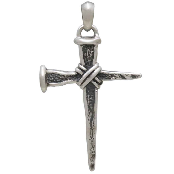 Sterling Silver Stake Cross Pendant