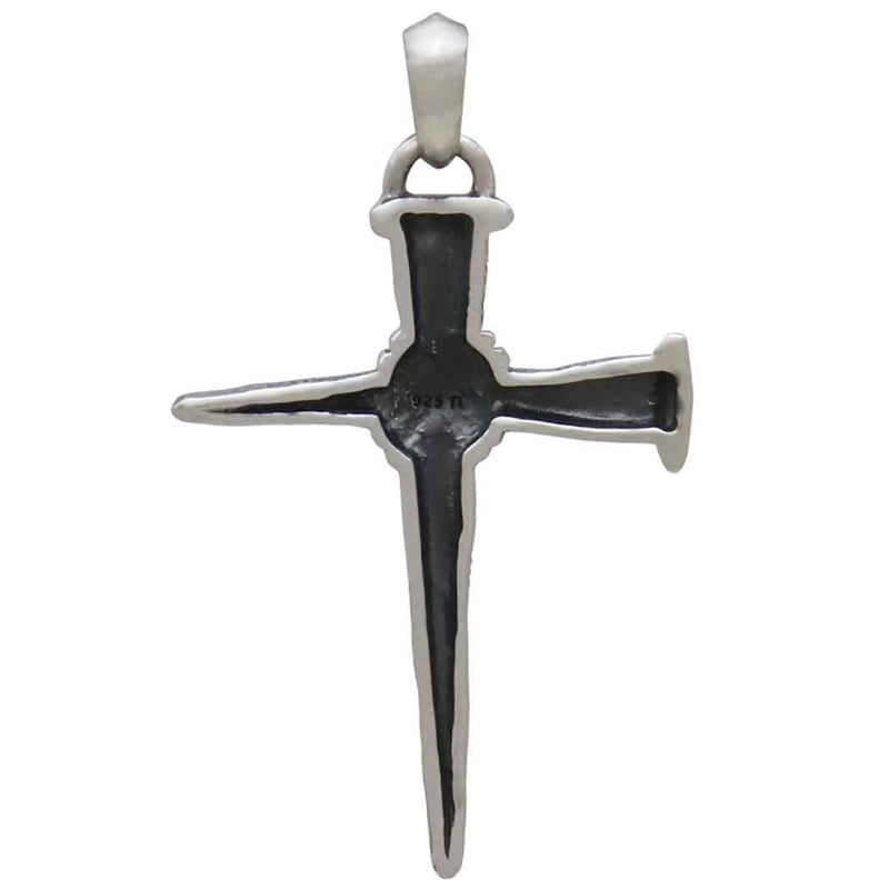 Sterling Silver Stake Cross Pendant