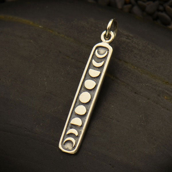 Sterling Silver Moon Phase Charm