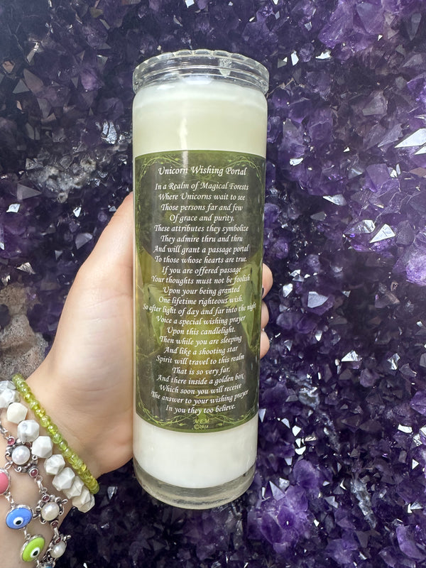 Unicorn Wishing Portal Candle Jar