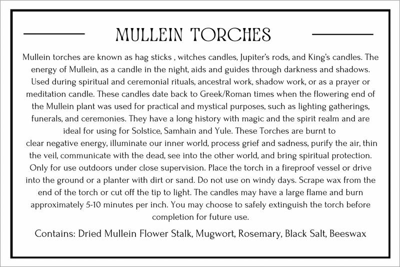 Mullein Torches - Tinkers Co