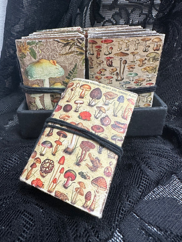 Mushroom Mini Tie Journal