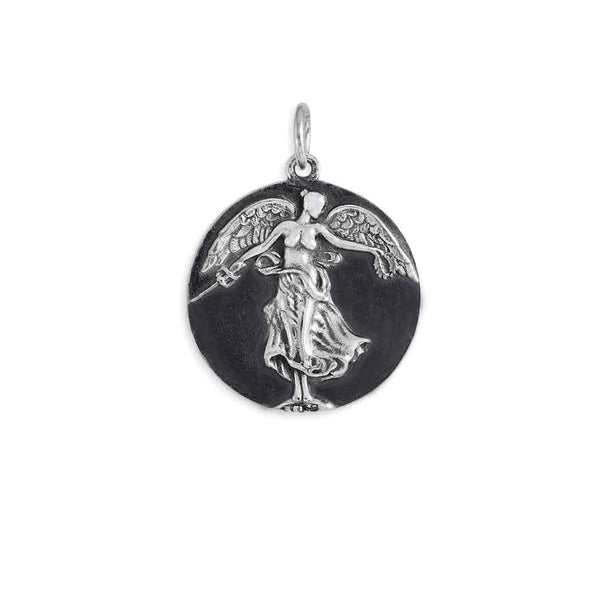 Sterling Silver Victory Angel Pendant
