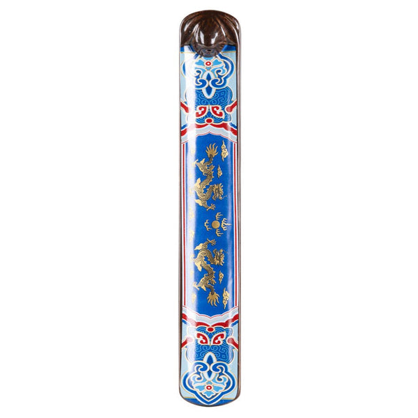 CERAMIC INCENSE BURNER WITH DRAGON