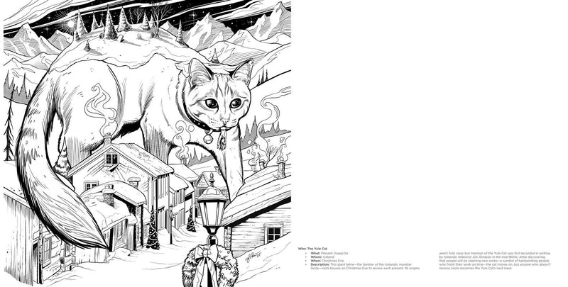 Creepy Krampus Coloring Book Illustrated by Andy Price