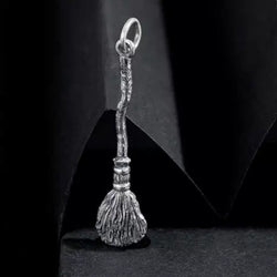 Sterling Silver Witch's Broom Charm