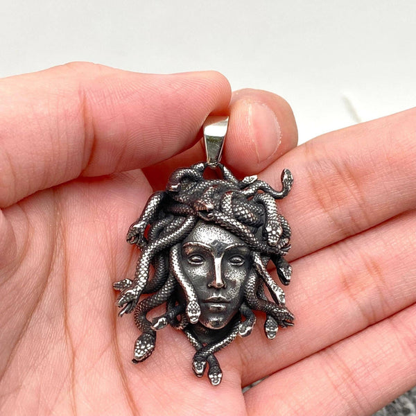 Stainless Steel Medusa Charm
