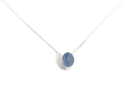 Doublet Opal Sterling Silver Necklace