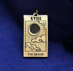 Bronze Moon Tarot Card Charm