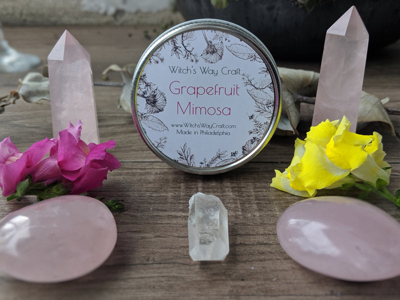 Grapefruit Mimosa - Scented Soy Candle